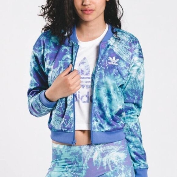 Adidas Originals Women’s Ocean Elements Track Jacket Size Small - Picture 3 of 12